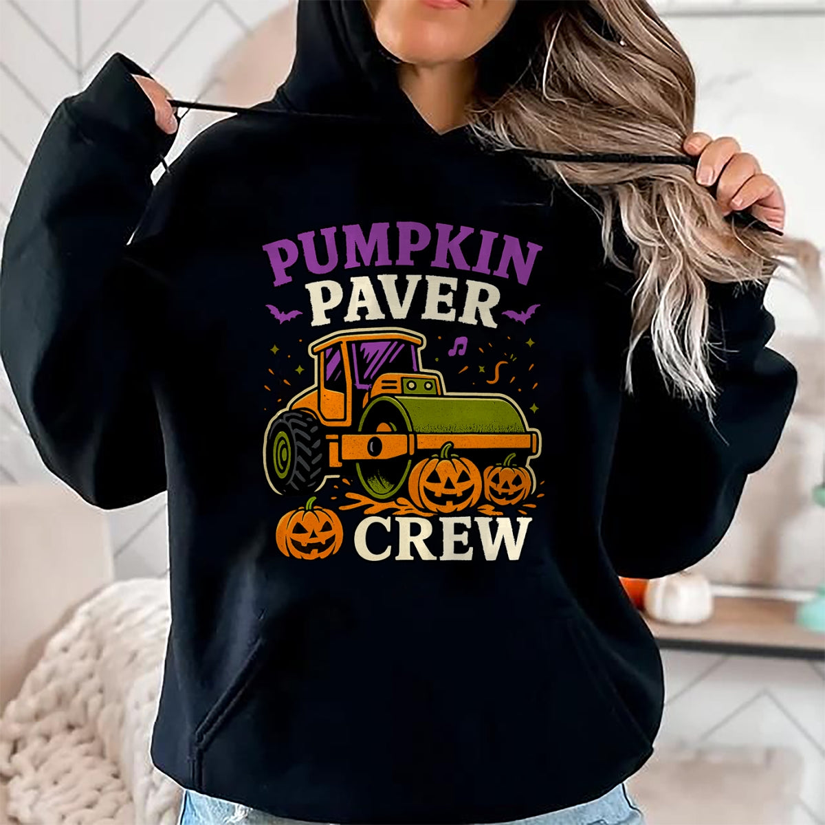 Pumpkin Paver Crew Halloween Costume for Boys T-Shirt - Halloween Unisex T-Shirt/Hoodie - NGHL00