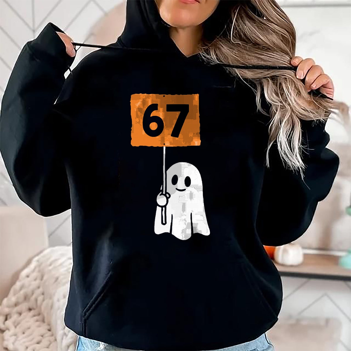 67 Meme Humor 6-7 Funny Six Seven Halloween T-Shirt - Halloween Unisex T-Shirt/Hoodie - NGHL00 (Copy) (Copy)
