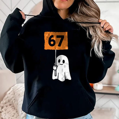 67 Meme Humor 6-7 Funny Six Seven Halloween T-Shirt - Halloween Unisex T-Shirt/Hoodie - NGHL00 (Copy) (Copy)