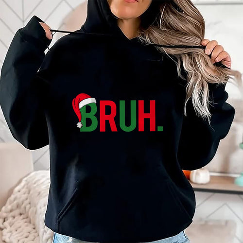Bruh Meme Funny Saying Bro Greeting Teens Boys Men Christmas T-Shirt - Christmas Unisex T-Shirt/Hoodie/Sweatshirt - NGHL00