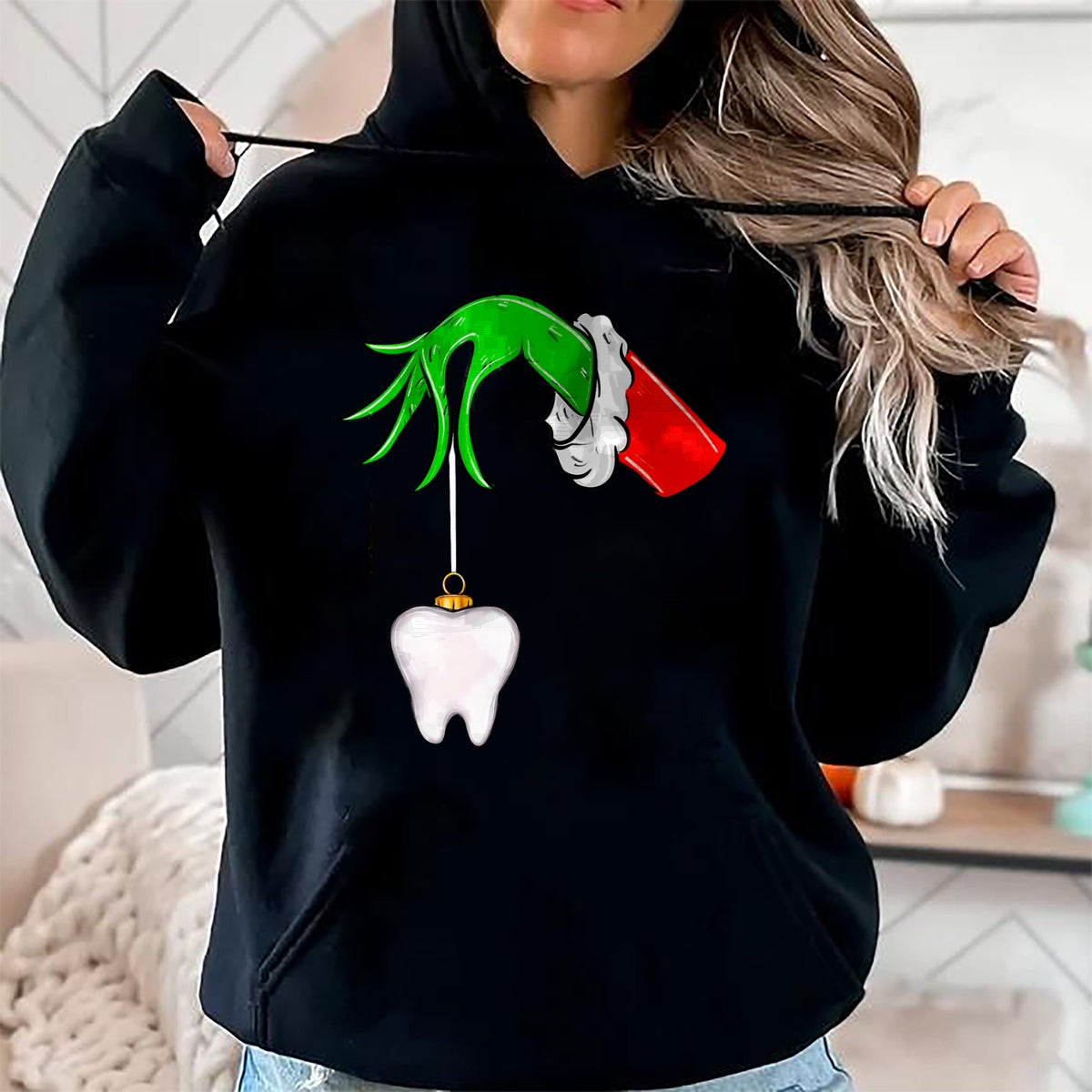 Christmas Tooth Dentist Dental Assistant Teeth Xmas Pajamas T-Shirt - Christmas Unisex T-Shirt/Hoodie/Sweatshirt - NGHL00