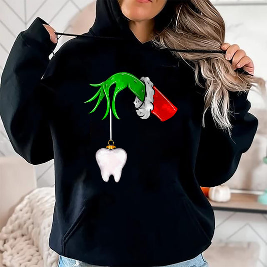 Christmas Tooth Dentist Dental Assistant Teeth Xmas Pajamas T-Shirt - Christmas Unisex T-Shirt/Hoodie/Sweatshirt - NGHL00