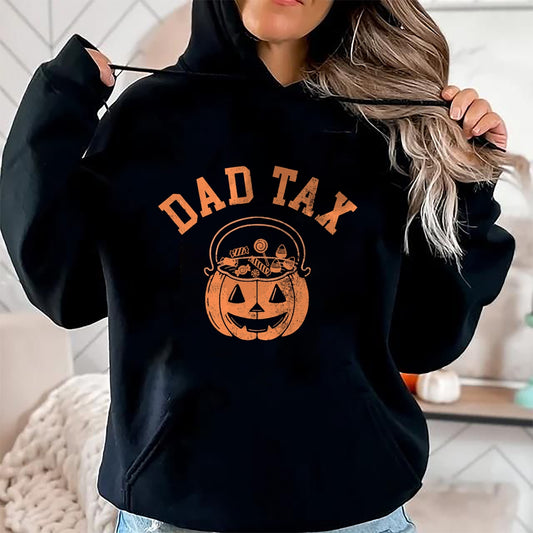 Dad Tax Halloween Trick Or Treat Candy Pumkin Dad Joke T-Shirt - Halloween Unisex T-Shirt/Hoodie - NGHL00