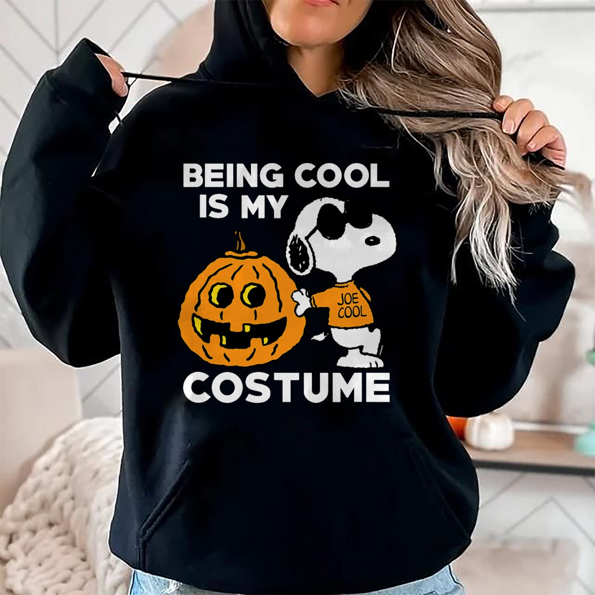 Peanuts Snoopy Cool Halloween Costume T-Shirt - Halloween Unisex T-Shirt/Hoodie - NGHL00