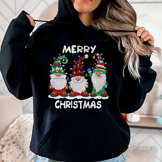 Merry Christmas Gnomes Xmas Family Men Women T-Shirt - Christmas Unisex T-Shirt/Hoodie/Sweatshirt - NGHL00