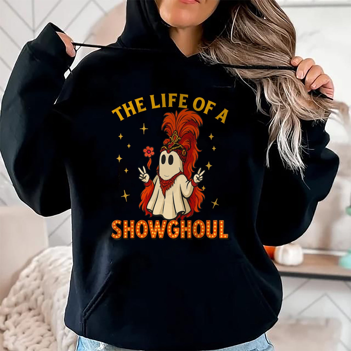 The Life of a Showghoul Funny Halloween Ghost Girl T-Shirt - Halloween Unisex T-Shirt/Hoodie - NGHL00