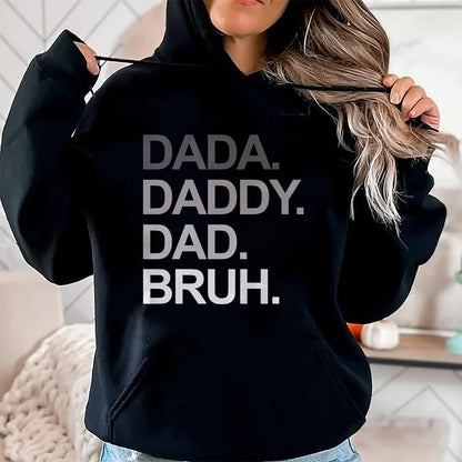 Dada Daddy Dad Bruh Funny Husband Dad Father's Day Mens T-Shirt - Gift From Dad Unisex T-Shirt/Hoodie - NGHL00 (SKUT-2310EMAILDS-13)