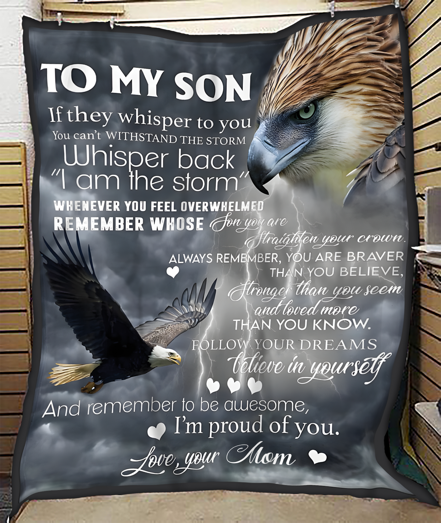 Special Gift for Your Son - From Mom Blanket (SKUB11-159)