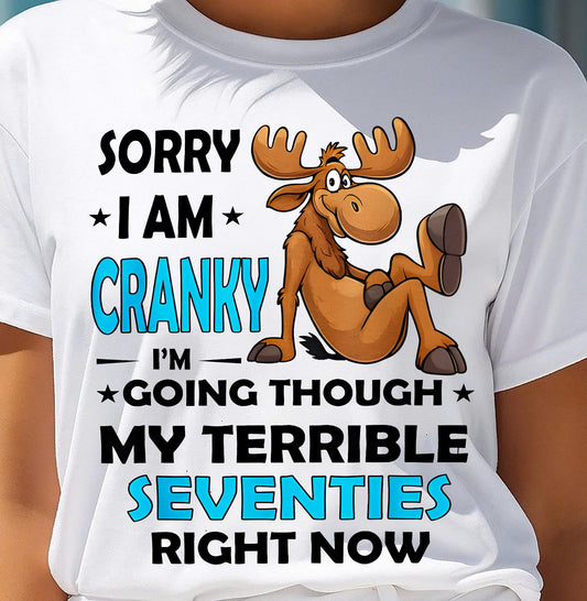 SORRY I AM CRANKY - BIRTHDAY SHIRT FOR WOMEN - NGHL00 (SKU12-249)