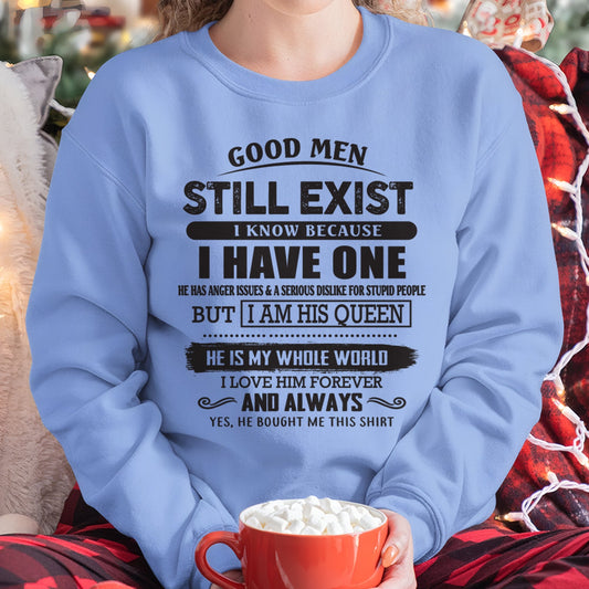 Good Men Still Exist - Perfect Gift For Your Girlfriend, Wife From Husband / Man - NGHL00 (SKU07-166-00)