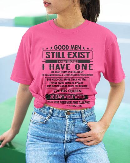 February - Good men Still Exist - gift for your girlfriend, wife from Husband - NGHL02 (SKU-GM-02)