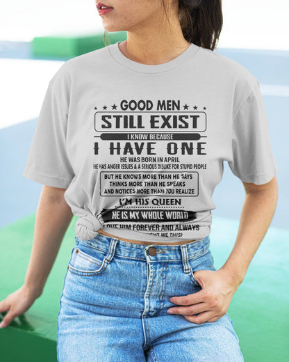 April - Good men Still Exist - gift for your girlfriend, wife from Husband - NGHL04 (SKU-GM-04)