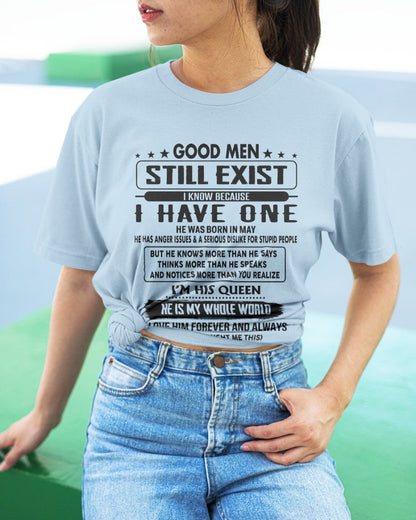 May - Good men Still Exist - gift for your girlfriend, wife from Husband - NGHL05 (SKU-GM-05)