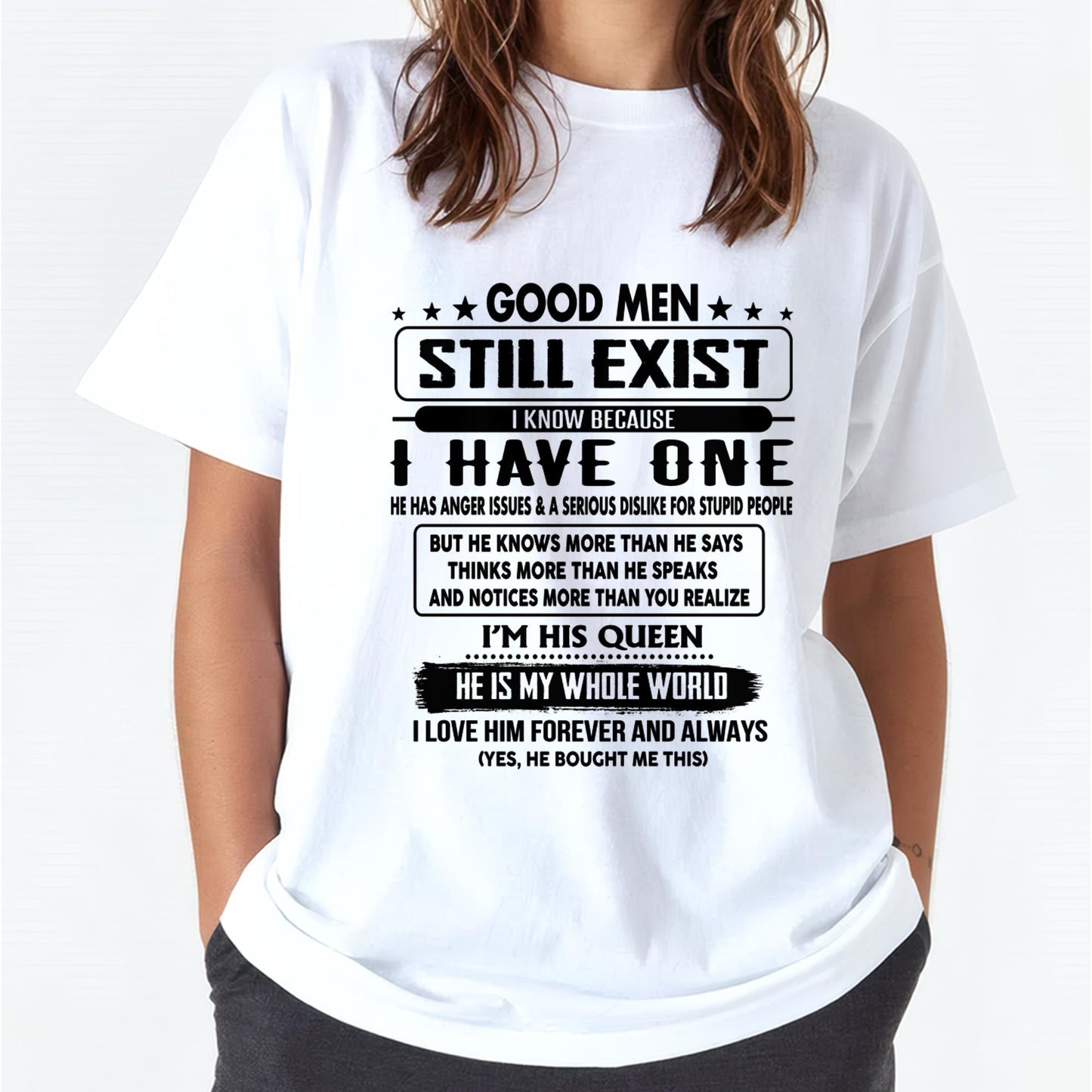 Good men Still Exist - gift for your girlfriend, wife from Husband - NGHL00 (SKU-GM-00)