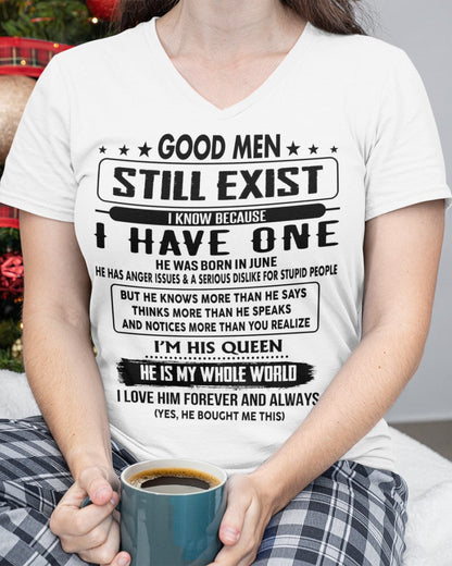 June - Good men Still Exist - gift for your girlfriend, wife from Husband - NGHL06 (SKU-GM-06)