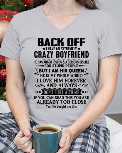 Back Off I Have An Extremely Crazy Boyfriend - - Gift For Wife From Husband - NGHL00 (SKUT-BACKOFF-00)