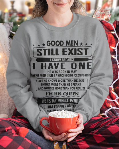 May - Good men Still Exist - gift for your girlfriend, wife from Husband - NGHL05 (SKU-GM-05)