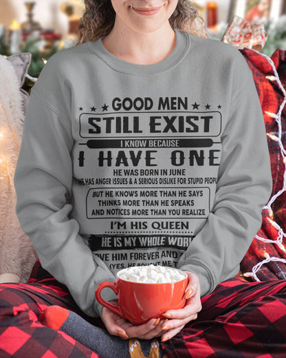 June - Good men Still Exist - gift for your girlfriend, wife from Husband - NGHL06 (SKU-GM-06)