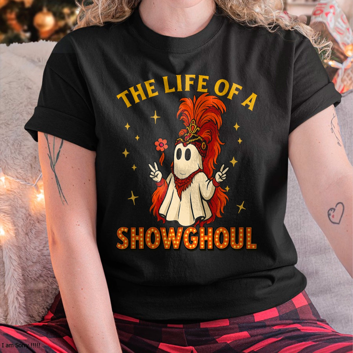 The Life of a Showghoul Funny Halloween Ghost Girl T-Shirt - Halloween Unisex T-Shirt/Hoodie - NGHL00