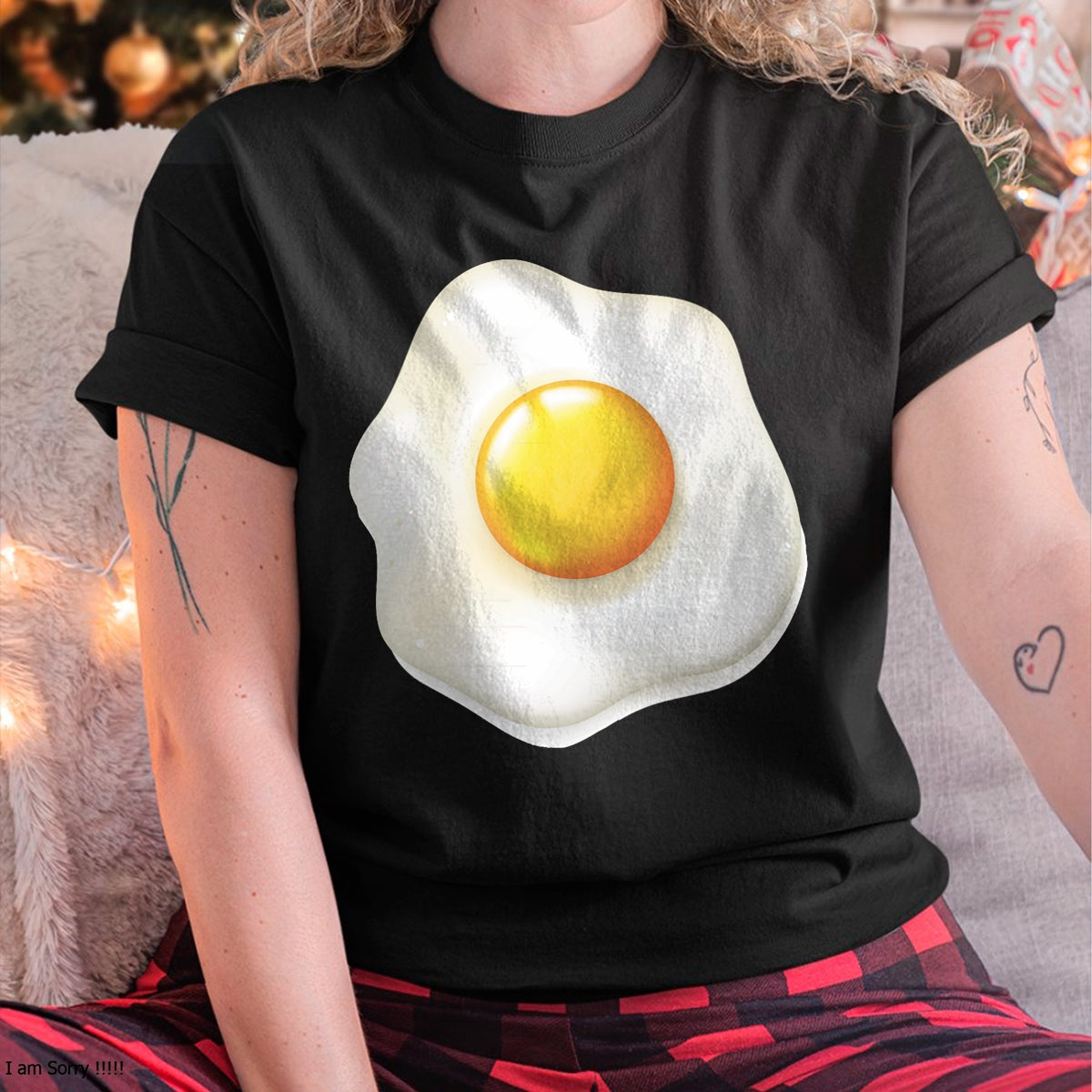 Egg Costume T-Shirt Funny Christmas  Halloween Egg Shirt T-Shirt - Christmas Unisex T-Shirt/Hoodie/Sweatshirt - NGHL00