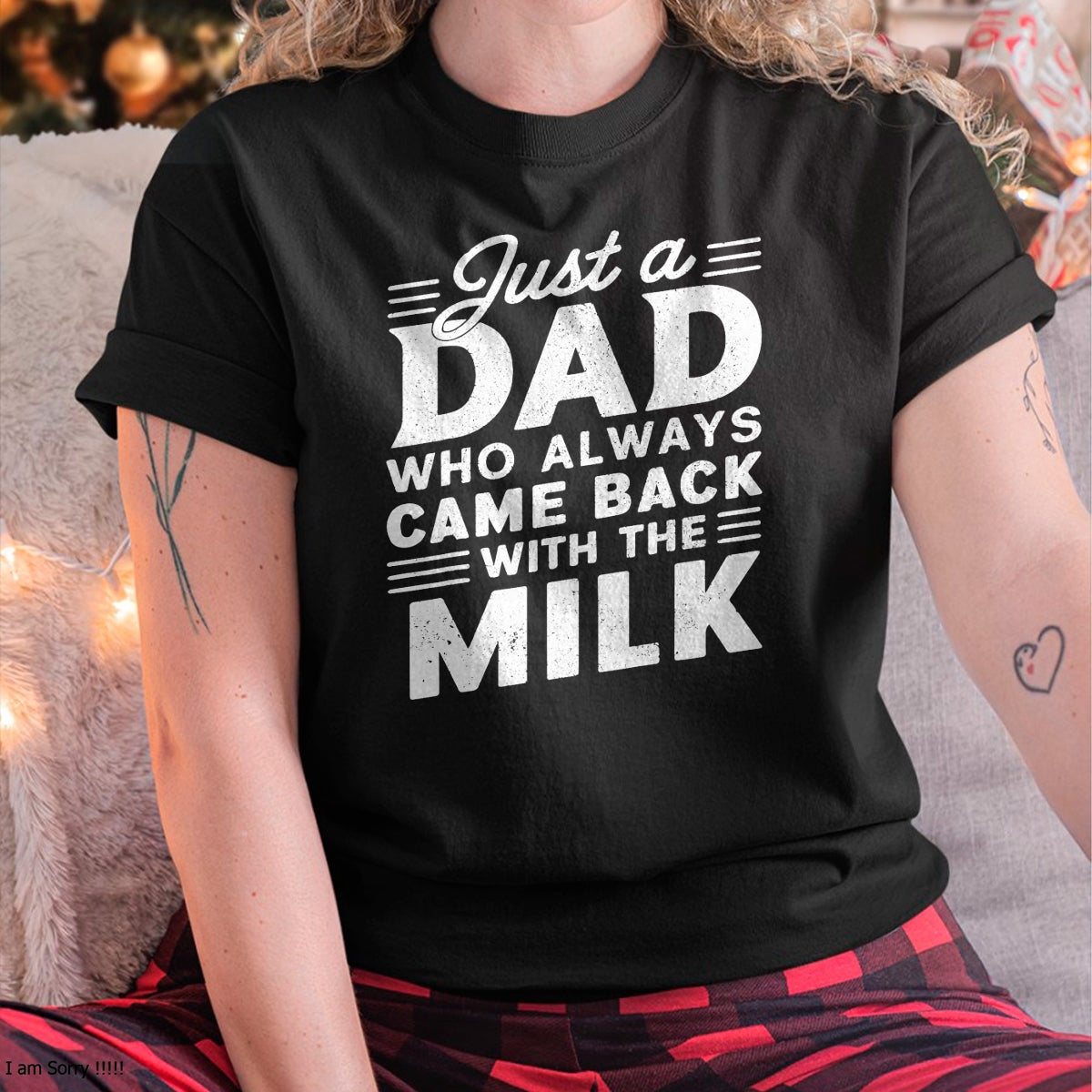 Just A Dad Who Always Came Back  Funny Dad for Men T-Shirt - Gift From Dad Unisex T-Shirt/Hoodie - NGHL00 (SKUT-2310EMAILDS-36)