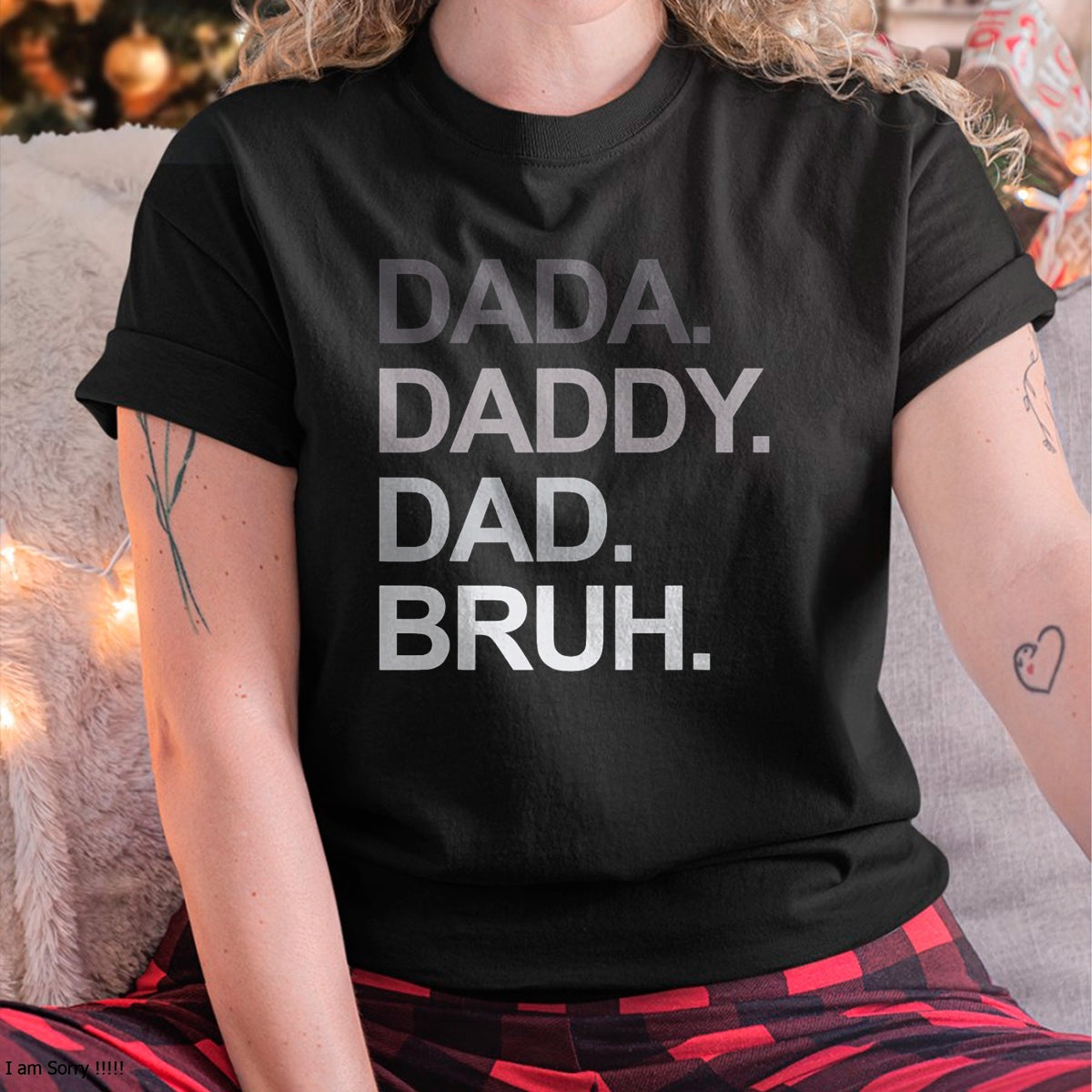 Dada Daddy Dad Bruh Funny Husband Dad Father's Day Mens T-Shirt - Gift From Dad Unisex T-Shirt/Hoodie - NGHL00 (SKUT-2310EMAILDS-13)