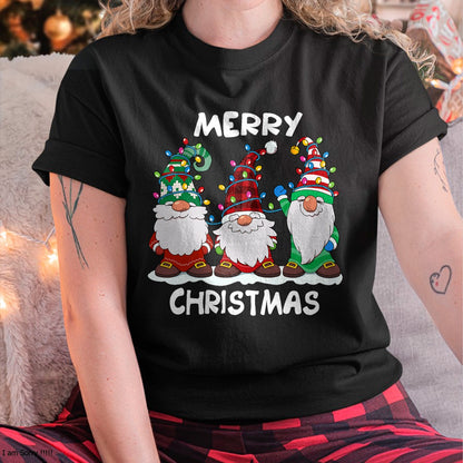 Merry Christmas Gnomes Xmas Family Men Women T-Shirt - Christmas Unisex T-Shirt/Hoodie/Sweatshirt - NGHL00