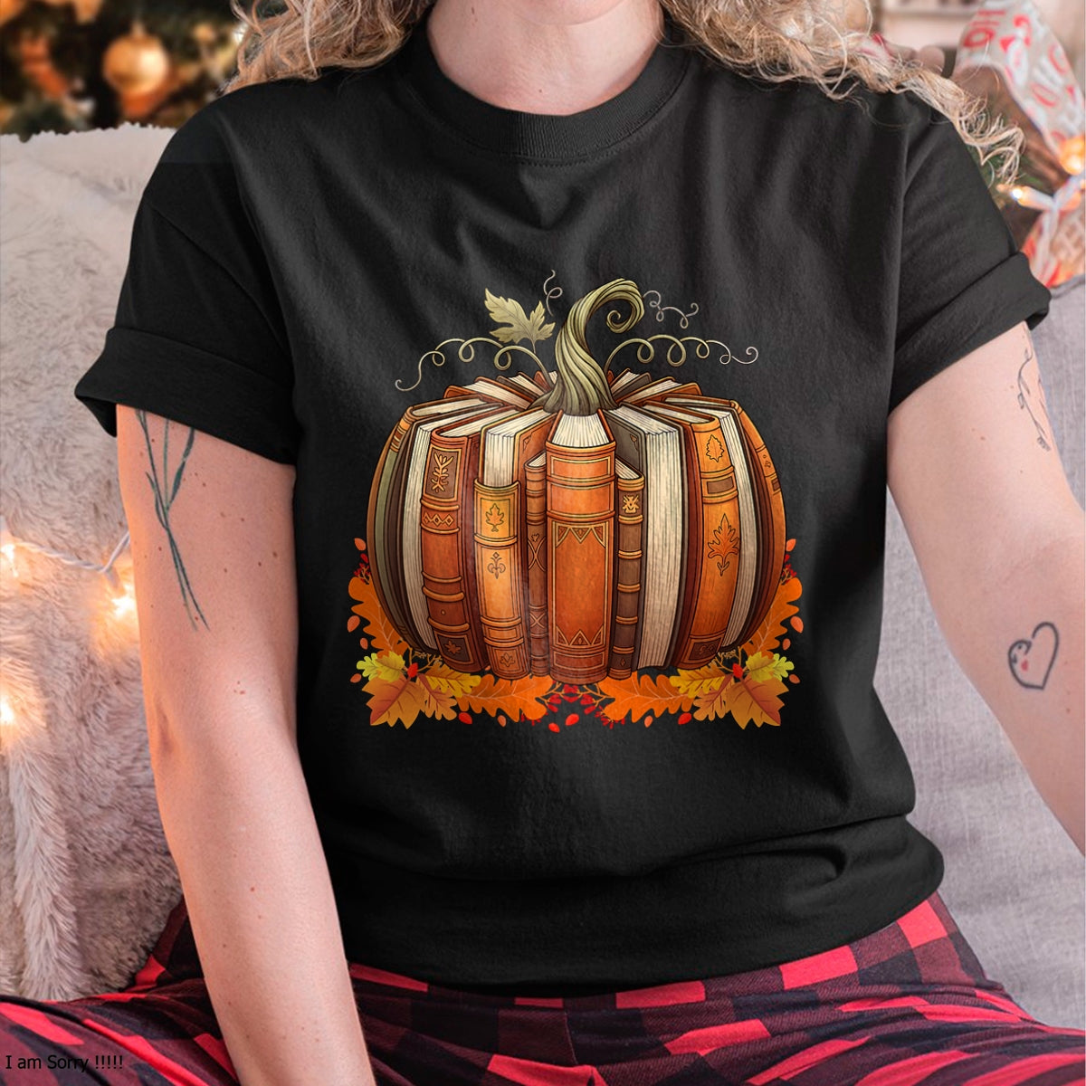 Fall Book Pumpkin Retro Reading Teacher Books Lover T-Shirt - Halloween Unisex T-Shirt/Hoodie - NGHL00