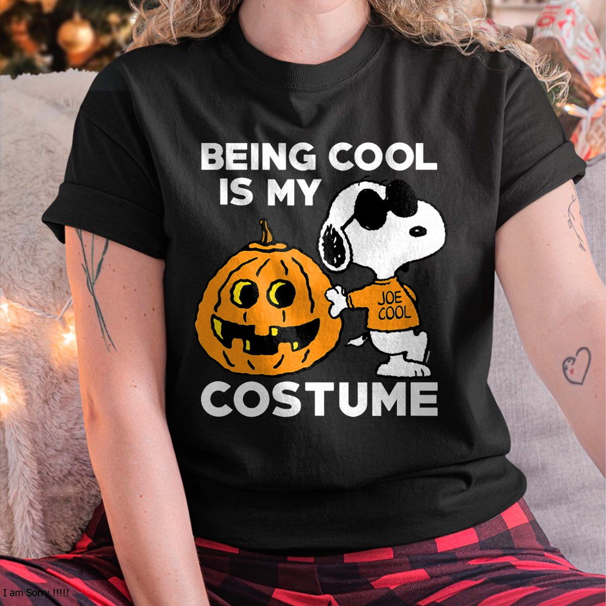 Peanuts Snoopy Cool Halloween Costume T-Shirt - Halloween Unisex T-Shirt/Hoodie - NGHL00