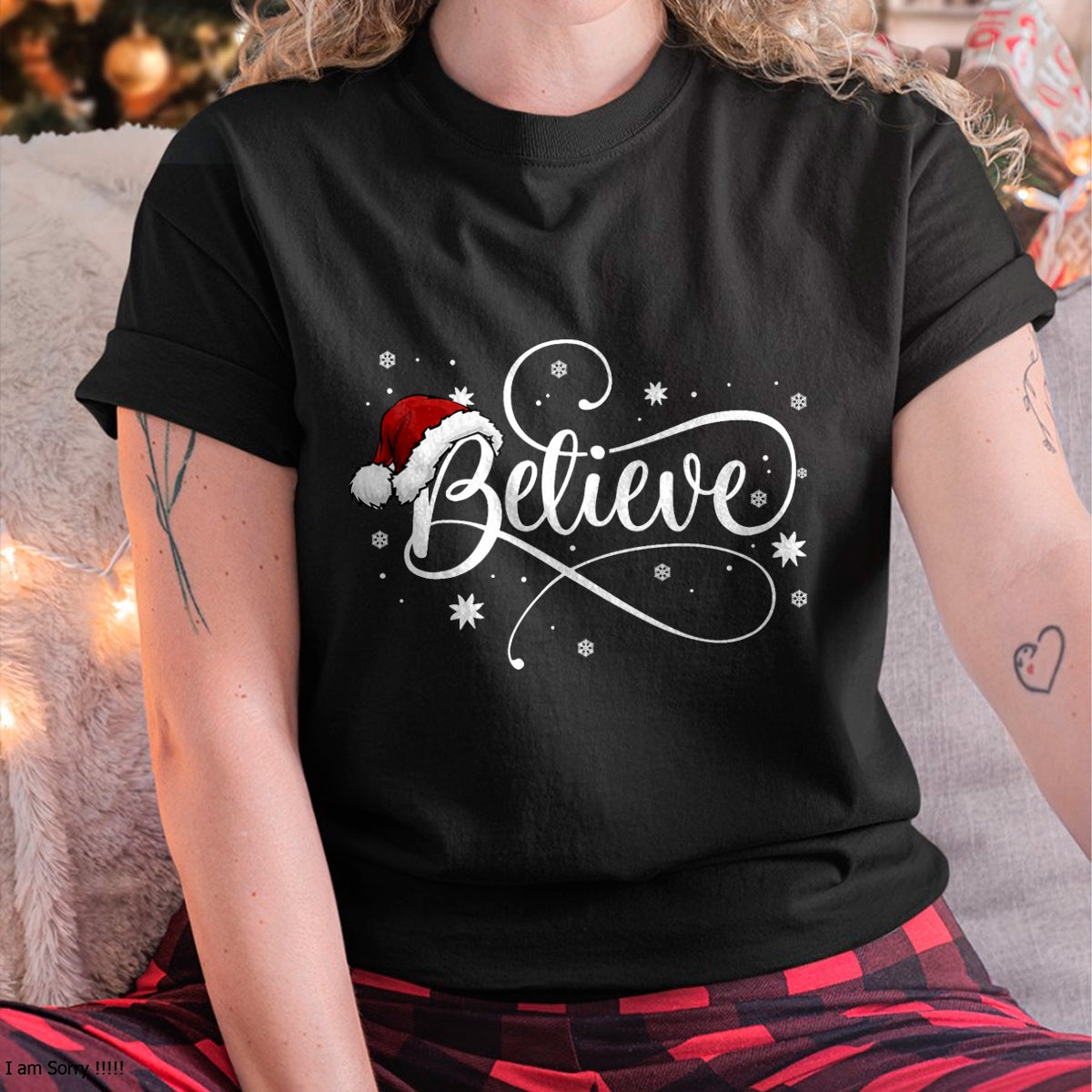 Christmas - Believe Santa Claus Believe Christmas Kids T-Shirt - Christmas Unisex T-Shirt/Hoodie/Sweatshirt - NGHL00