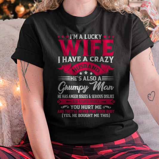 I am Lucky Wife - Gift for Wife From Husband - NGHL00 (SKUT-LKW2806)
