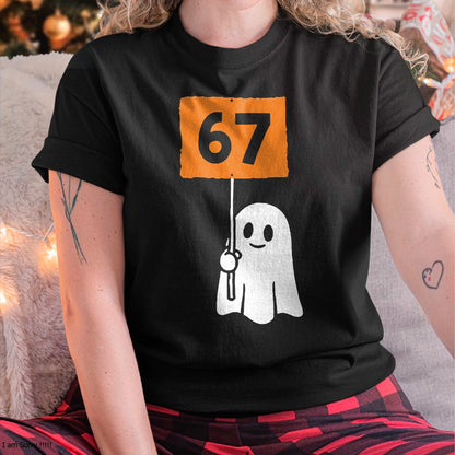 67 Meme Humor 6-7 Funny Six Seven Halloween T-Shirt - Halloween Unisex T-Shirt/Hoodie - NGHL00 (Copy) (Copy)