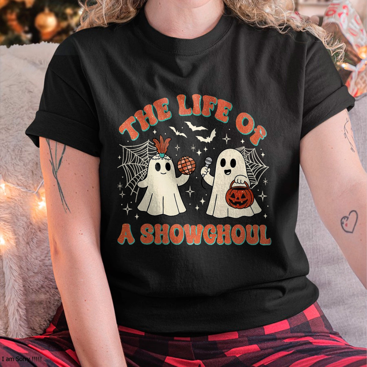 The Life of a Showghoul Funny Halloween Ghost Girl T-Shirt - Halloween Unisex T-Shirt/Hoodie - NGHL00