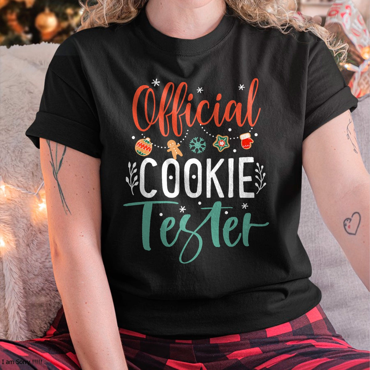 Official Cookie Tester Funny Christmas Couples Matching T-Shirt - Christmas Unisex T-Shirt/Hoodie/Sweatshirt - NGHL00