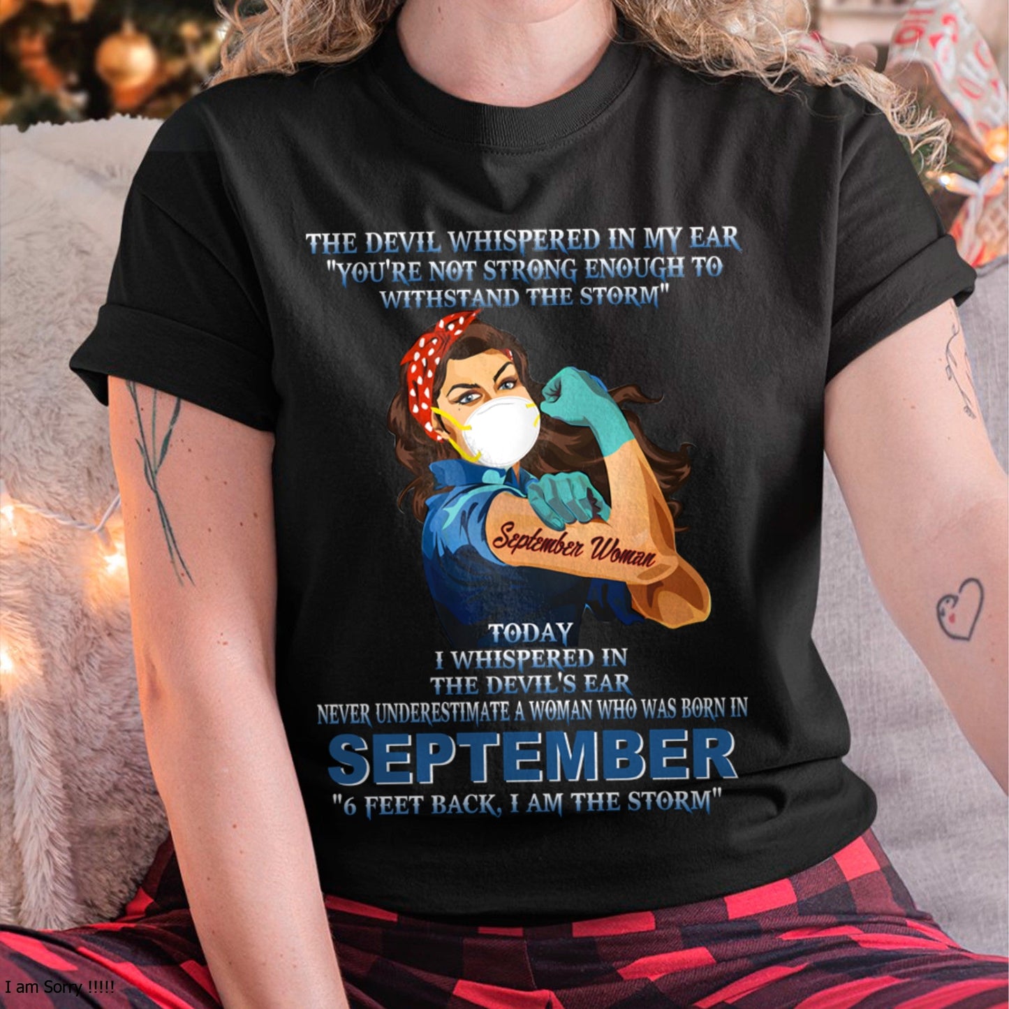 Never Underestimate A Woman Born In September – September Woman “I Am The Storm” - FMA / NGHL09 (SKU12-322-09)