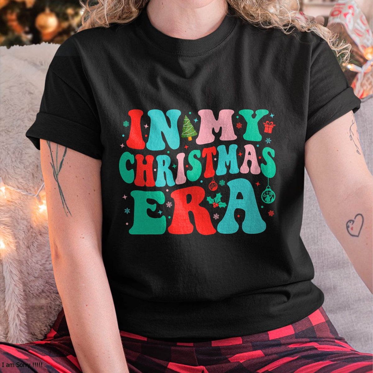 In My Christmas Era Cute Groovy Christmas Holiday Xmas T-Shirt - Christmas Unisex T-Shirt/Hoodie/Sweatshirt - NGHL00