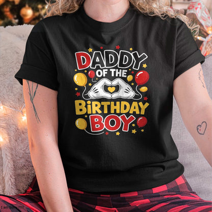 Daddy Of The Birthday Boy Shirt matching Dad Son Family Bday T-Shirt - Gift From Dad Unisex T-Shirt/Hoodie - NGHL00 (SKUT-2310EMAILDS-16)