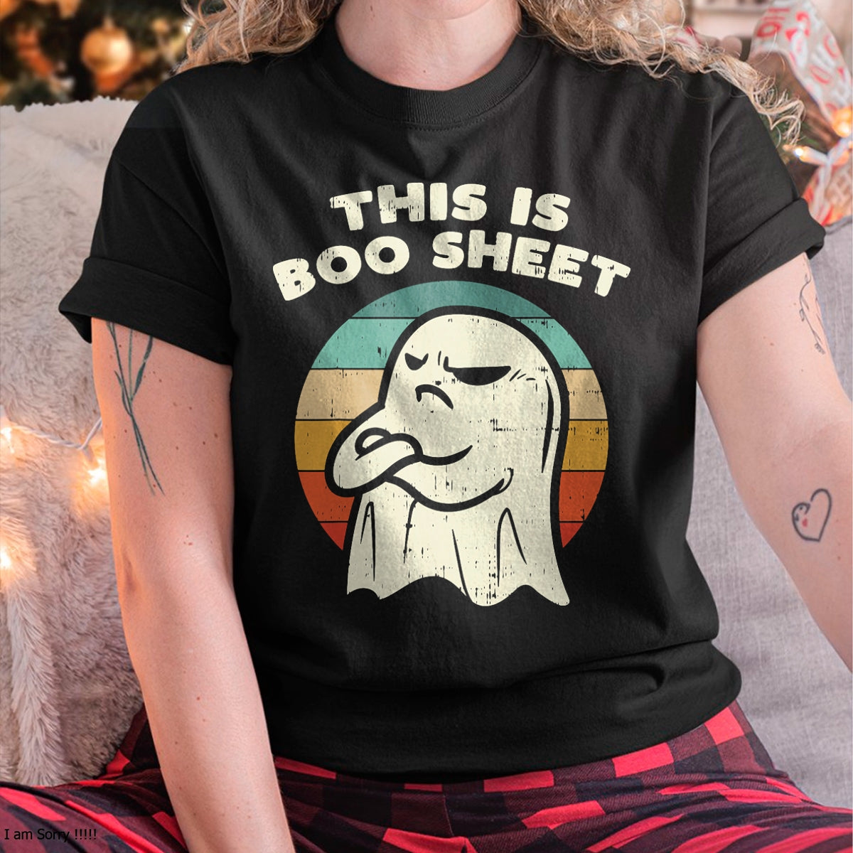 This Is Boo Sheet Ghost Retro Halloween Costume Men Women T-Shirt - Halloween Unisex T-Shirt/Hoodie - NGHL00