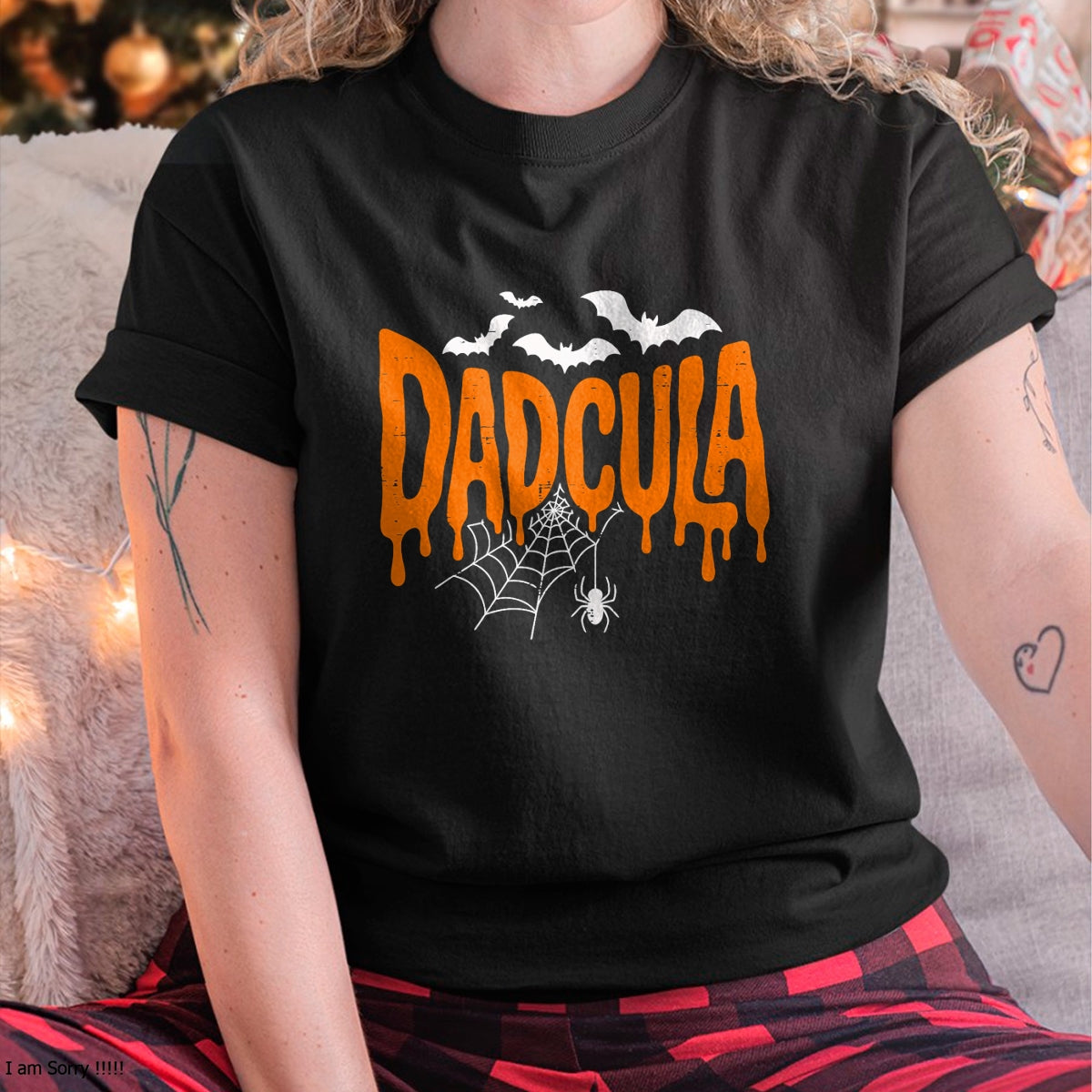 Dadcula Funny Halloween Dad Costume Spider Bat for Dad Men T-Shirt - Gift From Dad Unisex T-Shirt/Hoodie - NGHL00 (SKUT-2310EMAILDS-14)
