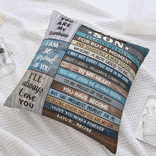 To My Son From Mom & Dad Pillow