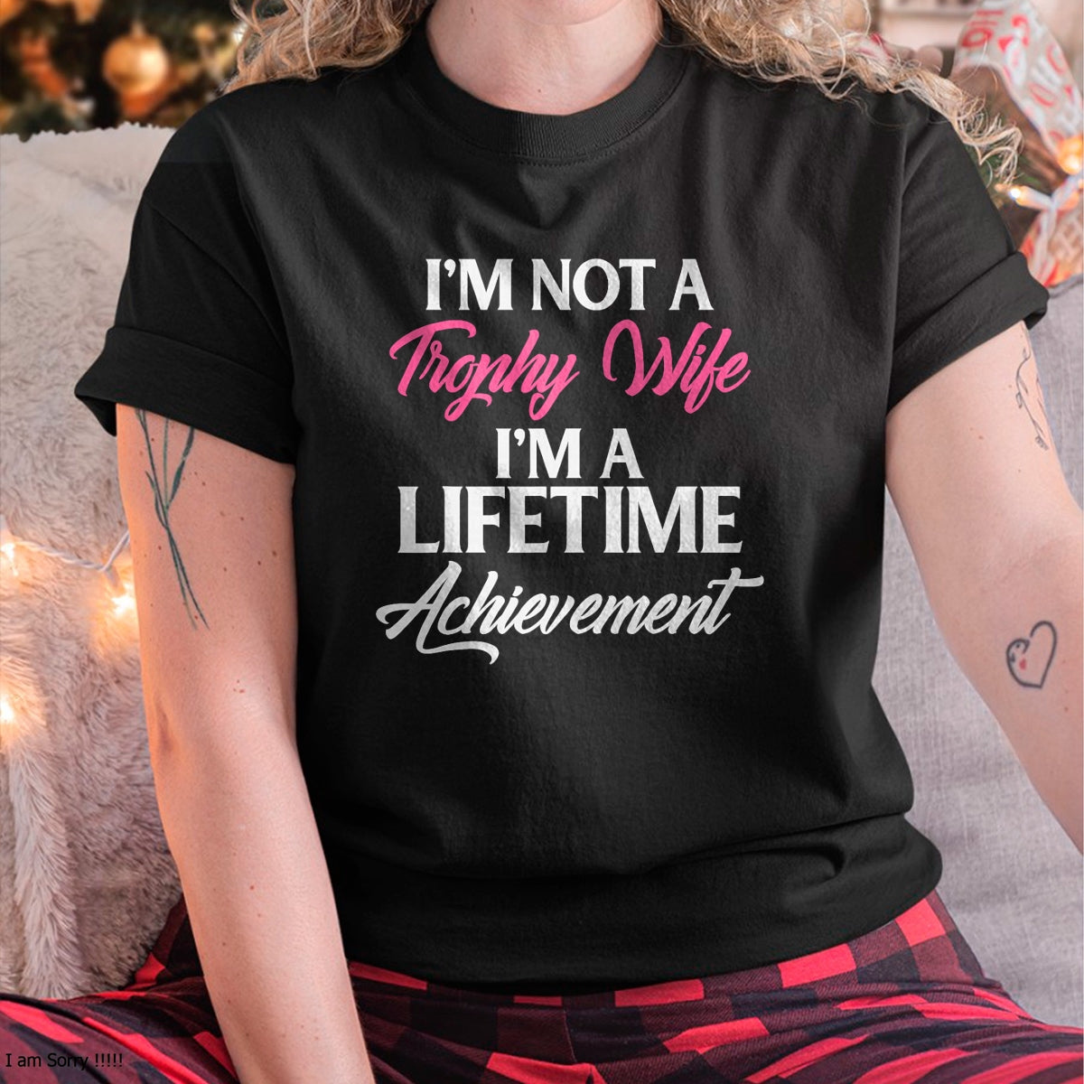Trophy Gaming Wife Funny Mother Gift T-Shirt - Gift For Wife From Husband  Unisex T-Shirt/Hoodie - NGHL00 (SKUT-2310EMAILWIFE-19)
