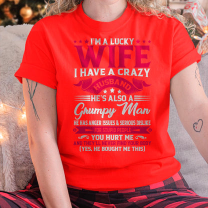 I am Lucky Wife - Gift for Wife From Husband - NGHL00 (SKUT-LKW2806)