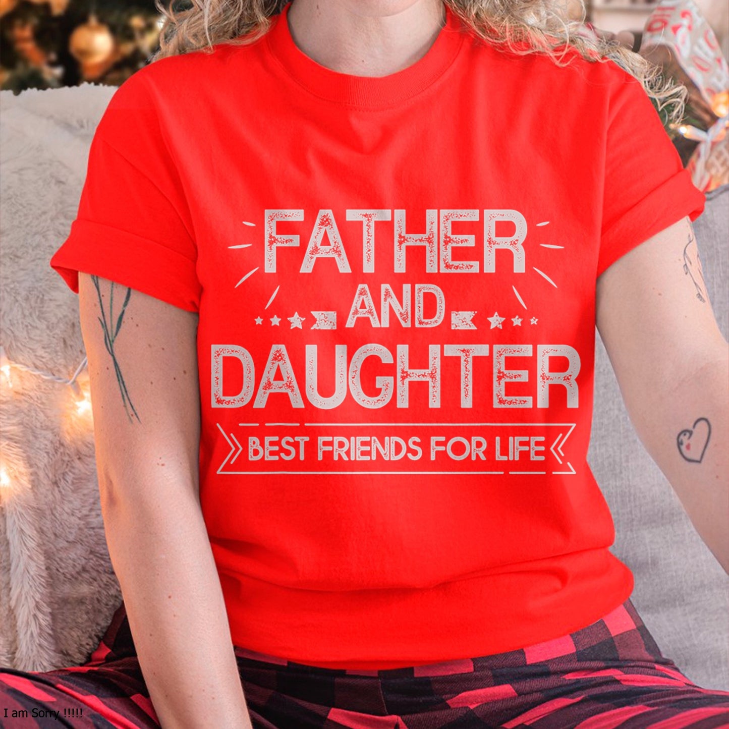 Father and daughter best friends for life Fathers Day Gift T-Shirt - Gift for Daughter from Dad - NGHL00 Hoodie (SKU-T1410DD-A02)