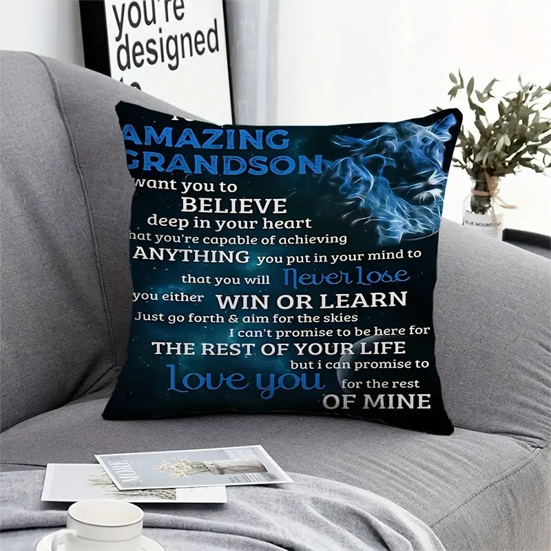 Special Gift For Your Grandson From Grandma - Pillow
