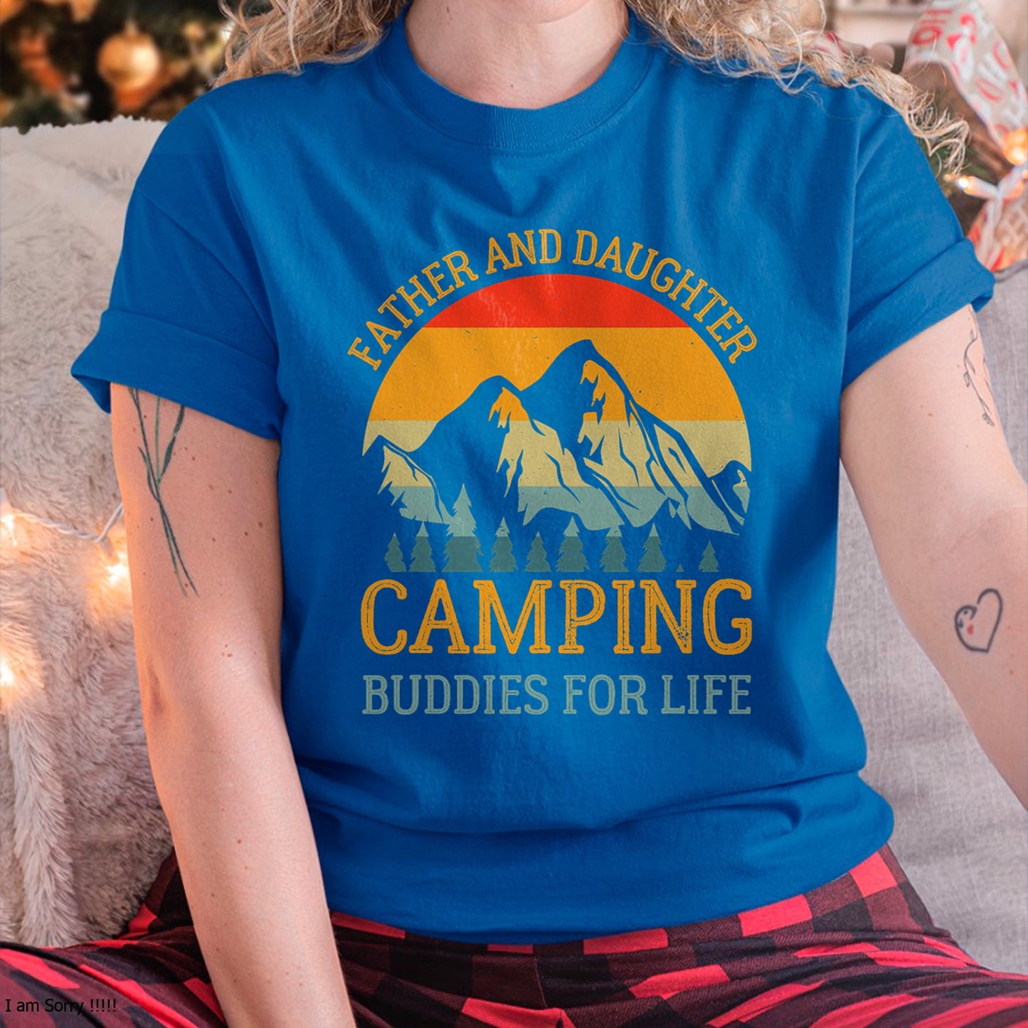 Father and Daughter Camping Buddies for Life Gift for Dad T-Shirt - Gift for Daughter from Dad - NGHL00 Hoodie (SKU-T1410DD-A03)
