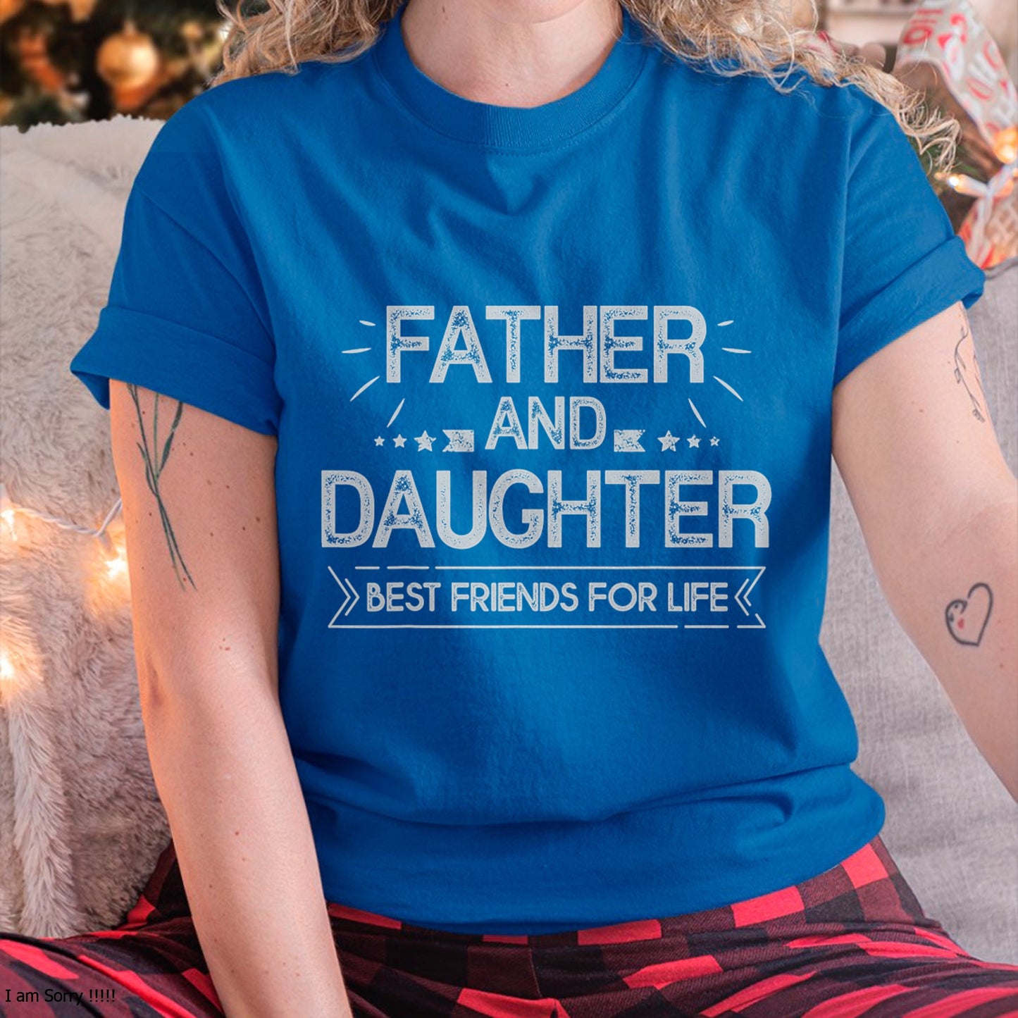 Father and daughter best friends for life Fathers Day Gift T-Shirt - Gift for Daughter from Dad - NGHL00 Hoodie (SKU-T1410DD-A02)