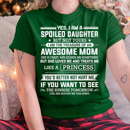 I Get My Attitude From My Freaking Awesome Mom - Gift for Daughter From Mom - NGHL00