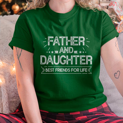Father and daughter best friends for life Fathers Day Gift T-Shirt - Gift for Daughter from Dad - NGHL00 Hoodie (SKU-T1410DD-A02)