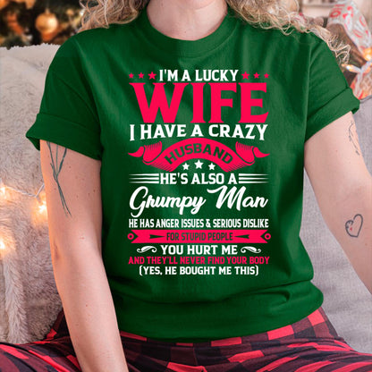 I am Lucky Wife - Gift for Wife From Husband - NGHL00 (SKUT-LKW2806)