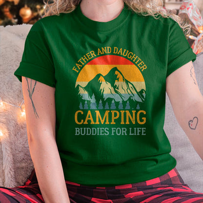 Father and Daughter Camping Buddies for Life Gift for Dad T-Shirt - Gift for Daughter from Dad - NGHL00 Hoodie (SKU-T1410DD-A03)